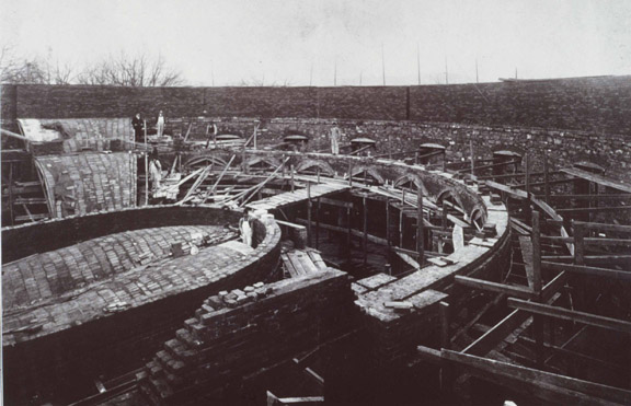 Old Cabell Hall Auditorium under construction circa 1897.