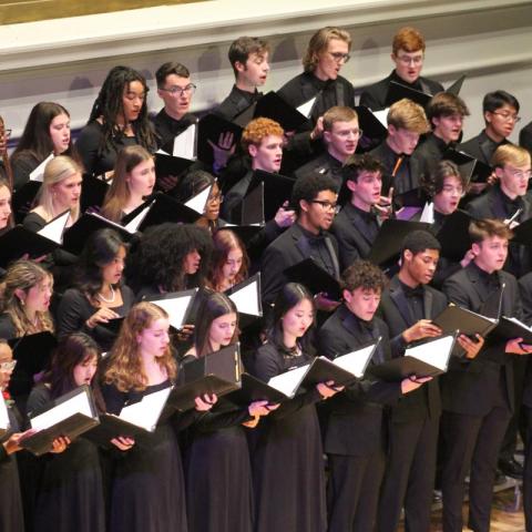 The University Singers, Virginia Glee Club, Virginia Women's Chorus, UVA Chamber Singers