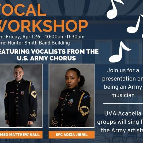 Vocal Workshop with U.S. Army Chorus Vocalists