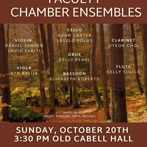 UVA Chamber Music Series - Faculty Chamber Ensembles