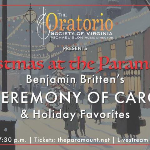 The Oratorio Society of Virginia presents "Christmas at The Paramount"