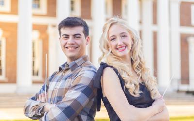 Elle Woodard and Andy Heil