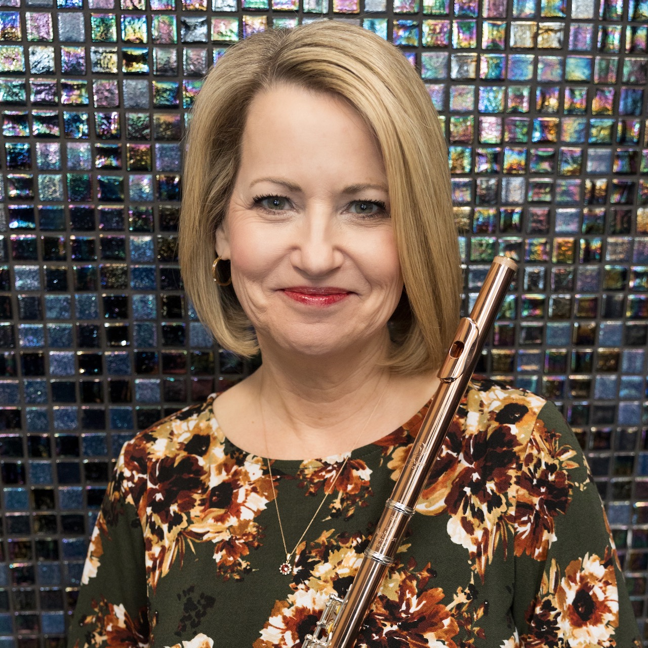 Elizabeth Lantz with flute